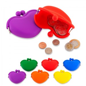 Mini Monedero en Silicona Corazon VA-537
